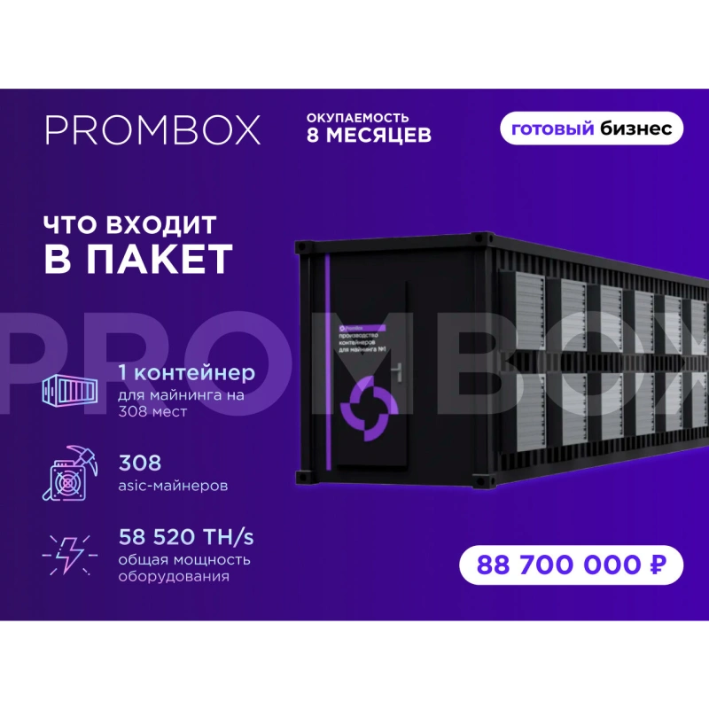 Готовый бизнес PROMBOX 308 мест