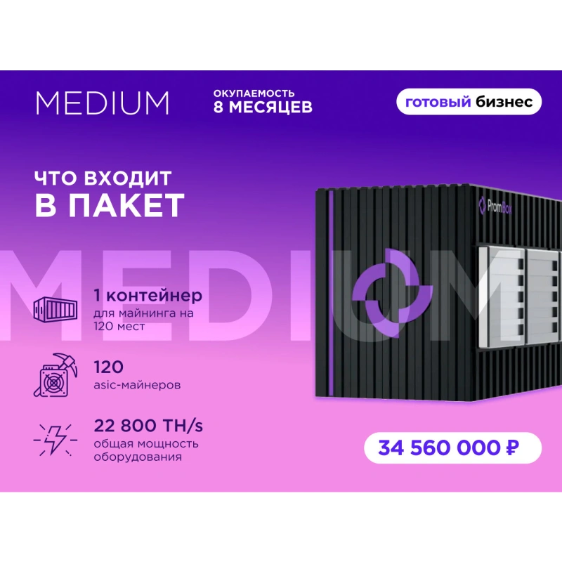 Готовый бизнес PM Medium на 120 мест